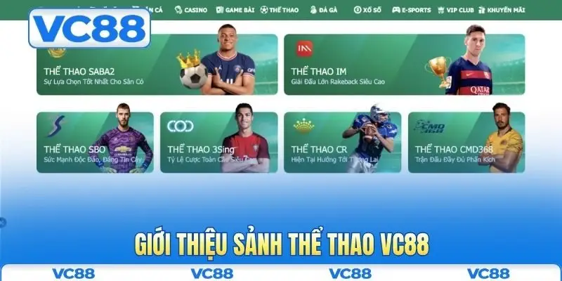 Thể thao VC88 1 Giới thiệu sảnh thể thao VC88